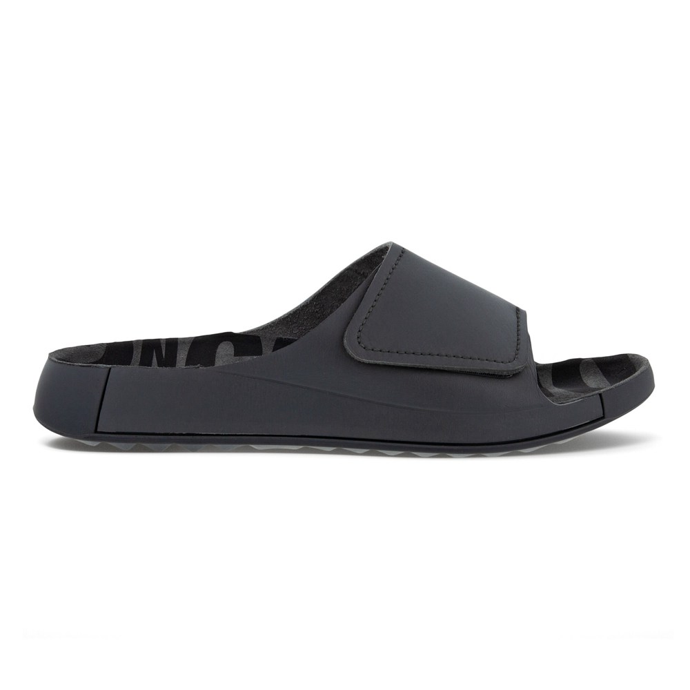 Sandalias Hombre - ECCO 2Nd Cozmo Slide - Grises Oscuro - UWN468930